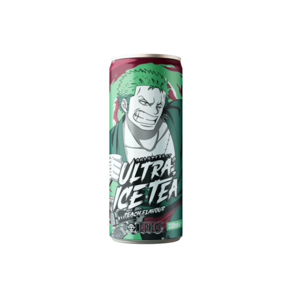 Canette ULTRA ICE TEA PÊCHE ZORO - 330 ML