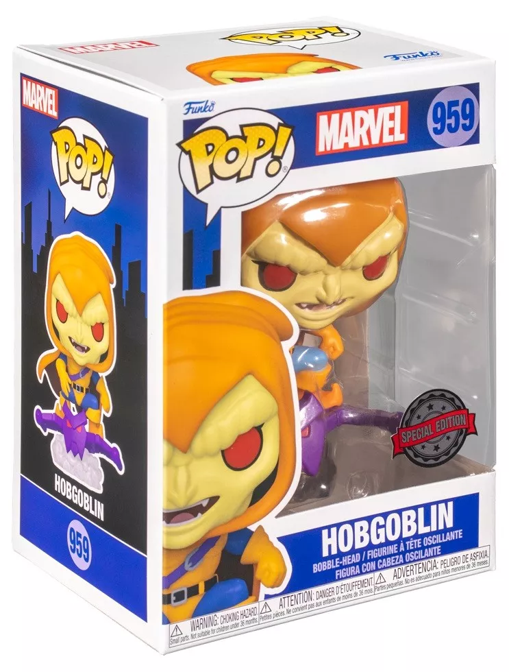 Spider-Man Spiderman The Animated Series POP! Marvel Hobgoblin Exclusive Special Edition Vinyle Figurine 10cm N°959