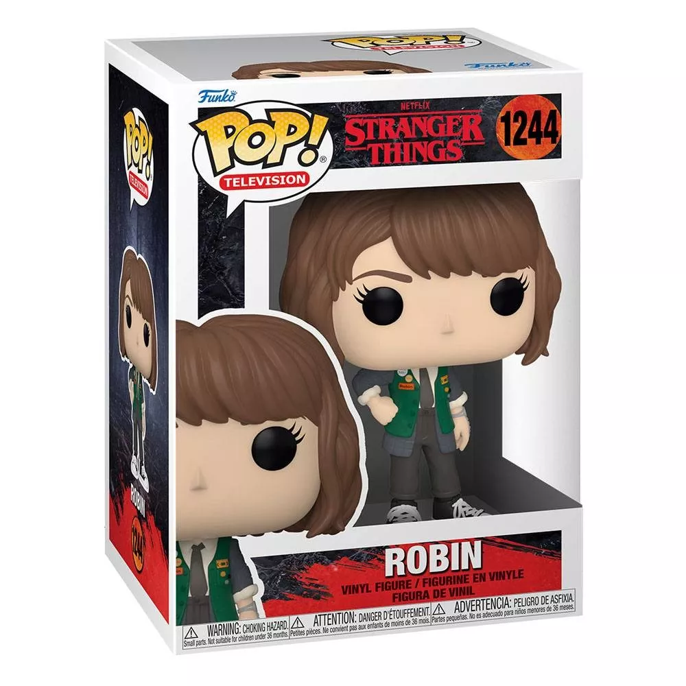 Stranger Things POP! Télévision Robin Vinyle Figurine 10cm N°1244