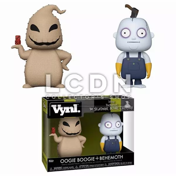 L'Étrange Noël de Mr. Jack Pack 2 VYNL Vinyl figurines Oogie Boogie and Behemoth 10cm