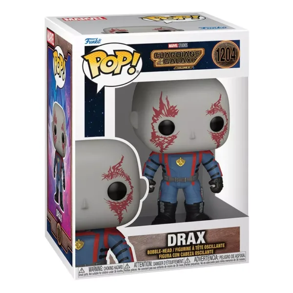 Les Gardiens de la Galaxie Vol. 3 POP! Marvel Drax Vinyle Figurine 10cm N°1204