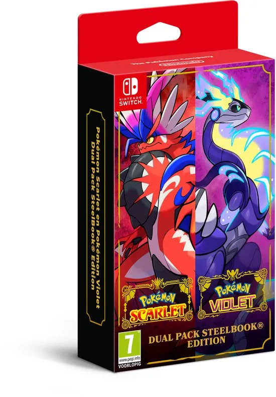 Pokémon Écarlate et Pokémon Violet Édition SteelBook Double Pack