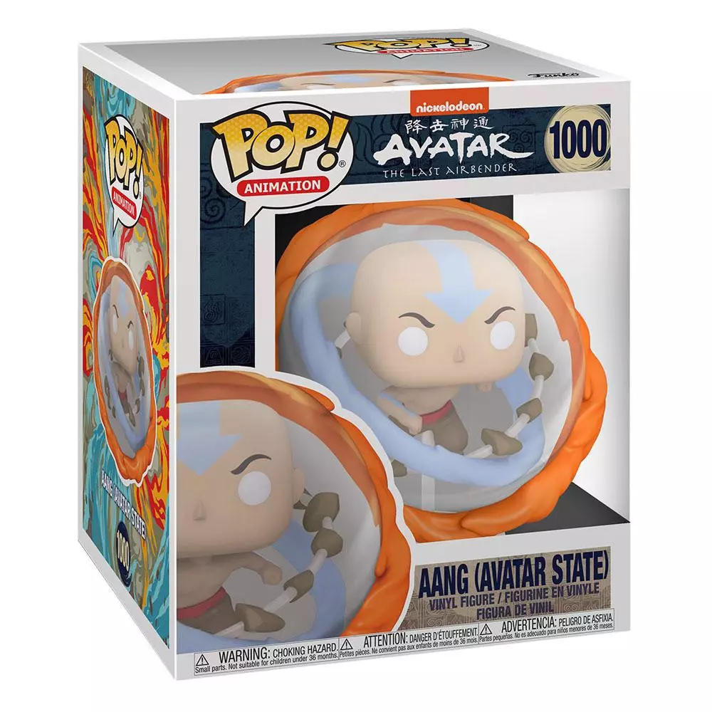 Avatar, le dernier maître de l'air POP! Animation Aang All Elements Oversized Vinyl Figurine 15cm n°1000