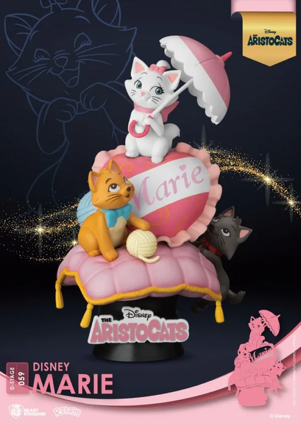 DISNEY - Marie - Diorama D-Stage 15cm